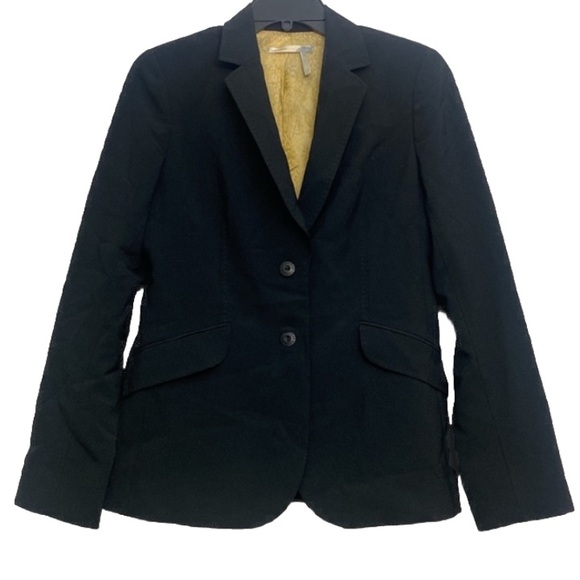 Classiques Entier Black Double Buttoned Stitched Womens Blazer Size 10 - Picture 1 of 4